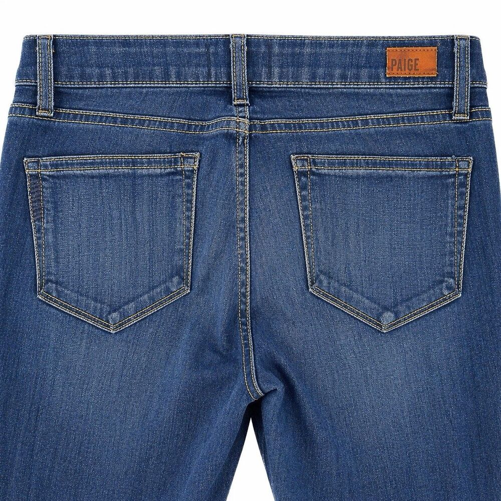 PAIGE Verdugo Ankle Jeans Womens 26 Dark Wash Skinny Stretch Made in USA - Picture 5 of 7